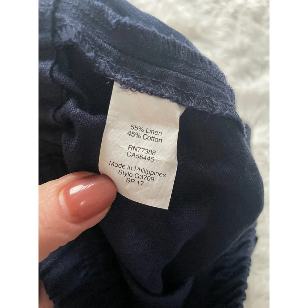 J.Crew Linen Cotton Blend Pull On Shorts - Picture 3 of 8